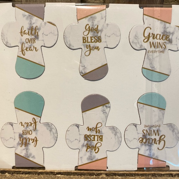 Religious Bookmarks Set Of 6, Cross Shaped Bookmarks, Inspirational Bookmarks - Picture 7 of 11